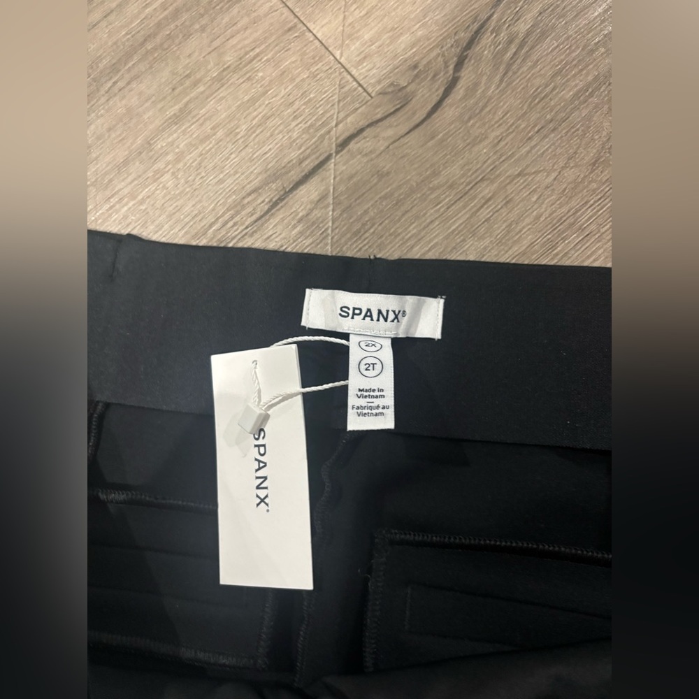 SPANX Ponte Micro Flare Pant Classic Black Size 2XT - Picture 6 of 7